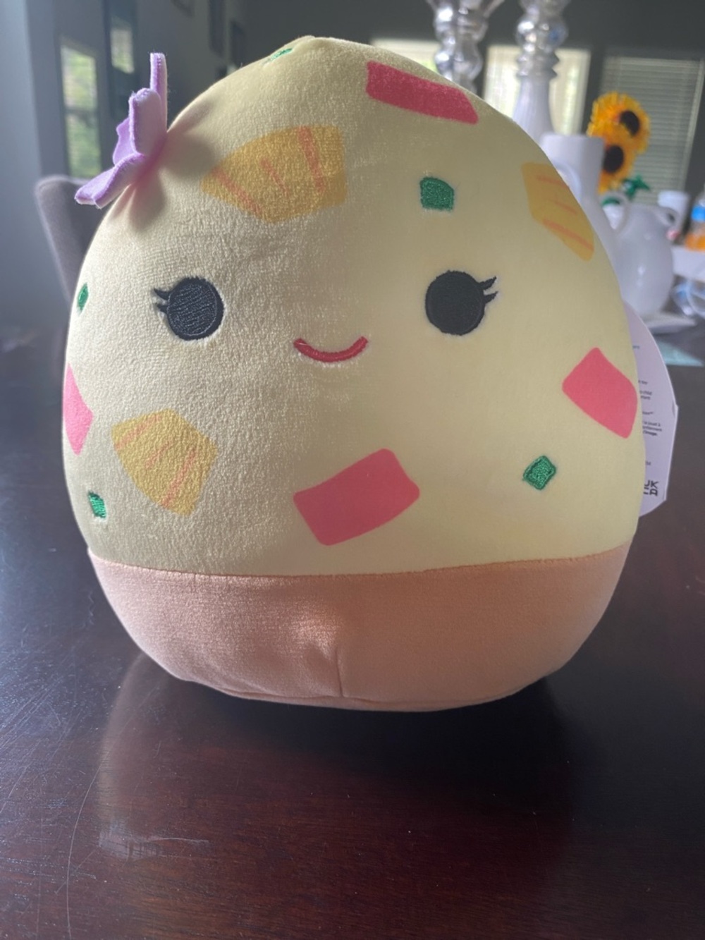 Squishmallows Yellow & Peach Sprinkle Plush